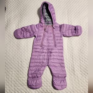 LL Bean Infant Ultra Light Bunting Snow Suit 0-3 months